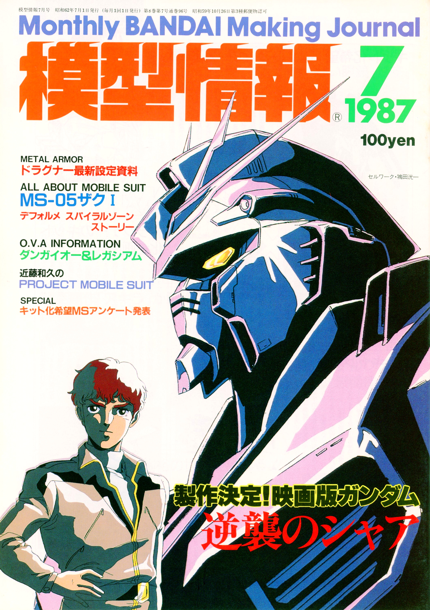 Road to Char’s Counterattack – 07/1987 (Monthly BANDAI Making Journal)